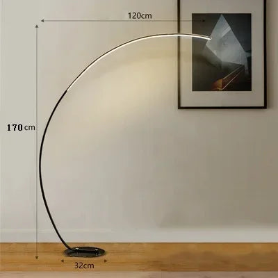 Nordic LED Corner Light  Floor Lamps Black White C APP Remote Dimmable Floor Lights Stand Light For Dining Living Room Decor