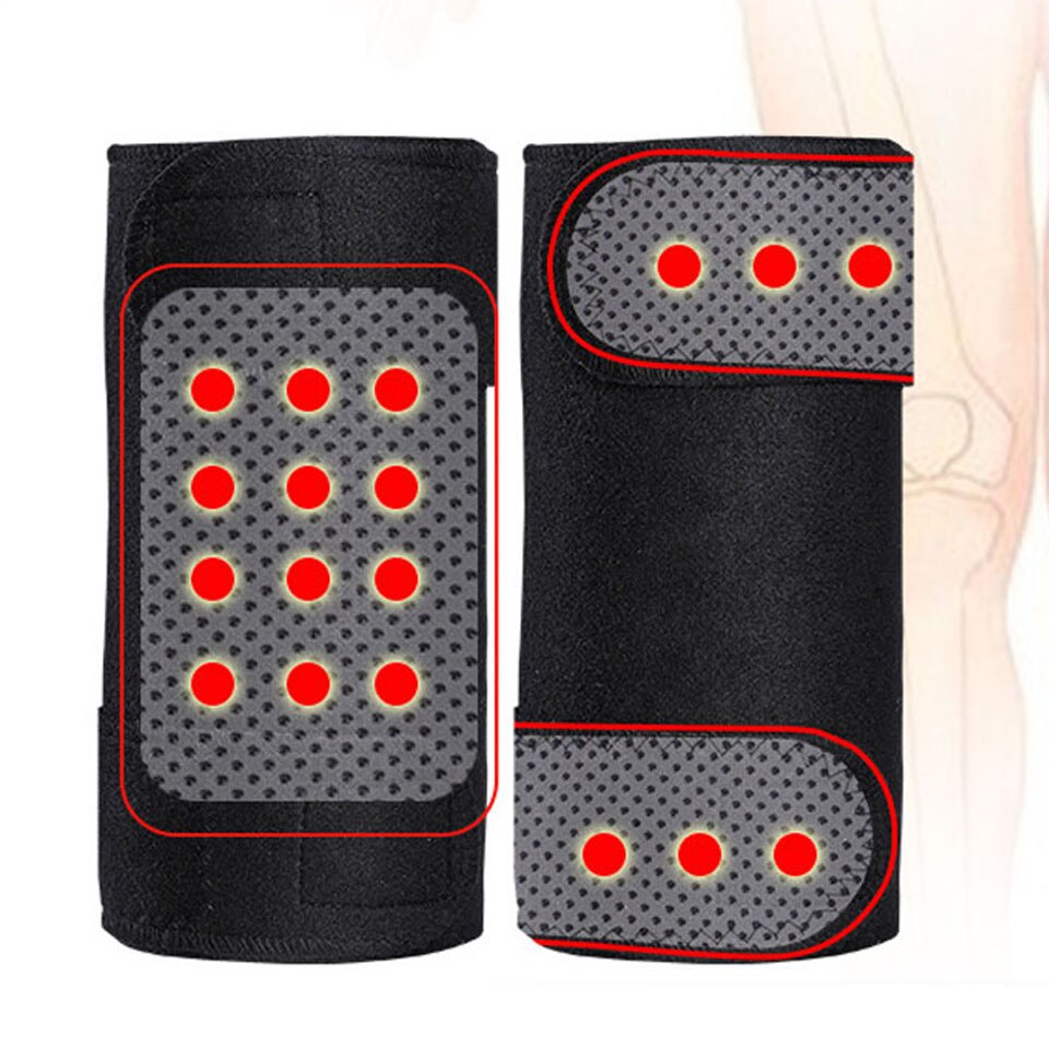 2pcs Magnetic Heating KneePads Therapy Large Range Knee Protector Self Knee Support Belt Knee Care Perfec