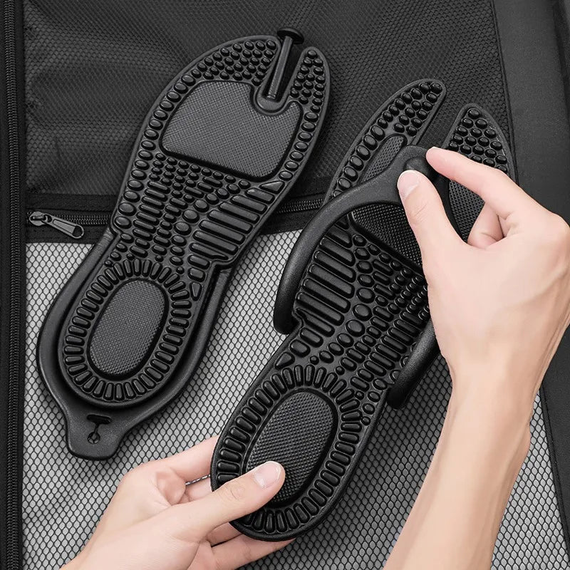 Men And women Cloud Slippers 39 Eva Foldable Travel Hotel Massage Flip Flops Summer Shose Happy Flops Bathroom Shoes Dames 2024