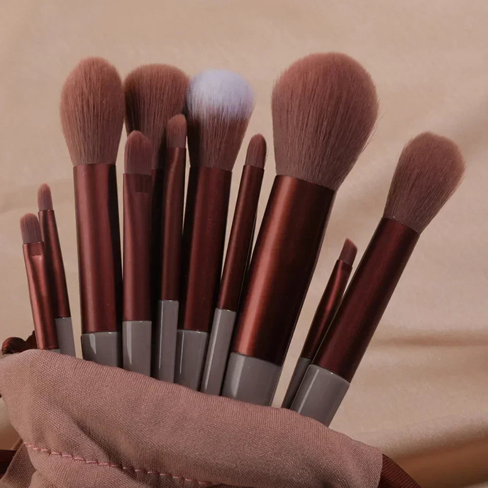 HOT13 PCS Makeup Brushes Set Eye Shadow Foundation Women Cosmetic Brush Eyeshadow Beauty Foundation Brush Soft Make Up Tools