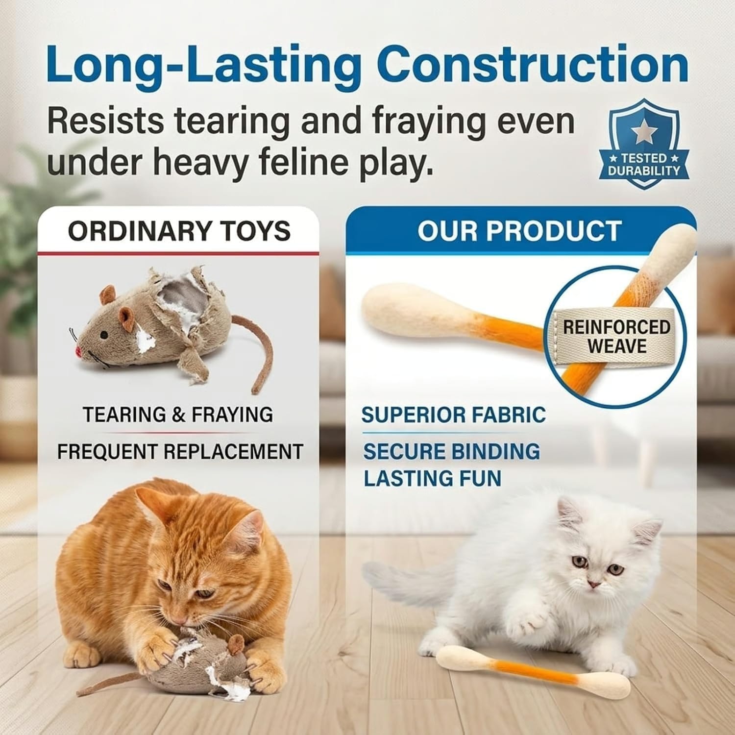 😻 Keep Indoor Cats Happy, Active & Out of Trouble,6PCS Interactive Cat Toy Set