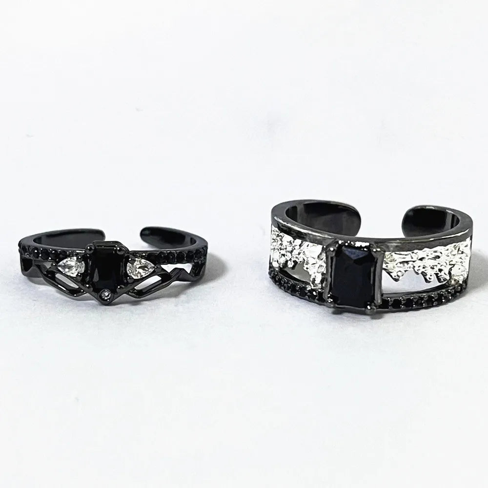 Game Love and deepspace Sylus Cosplay Ring Opening Adjustable Level 100 Couple Rings Jewelry Accessories Prop