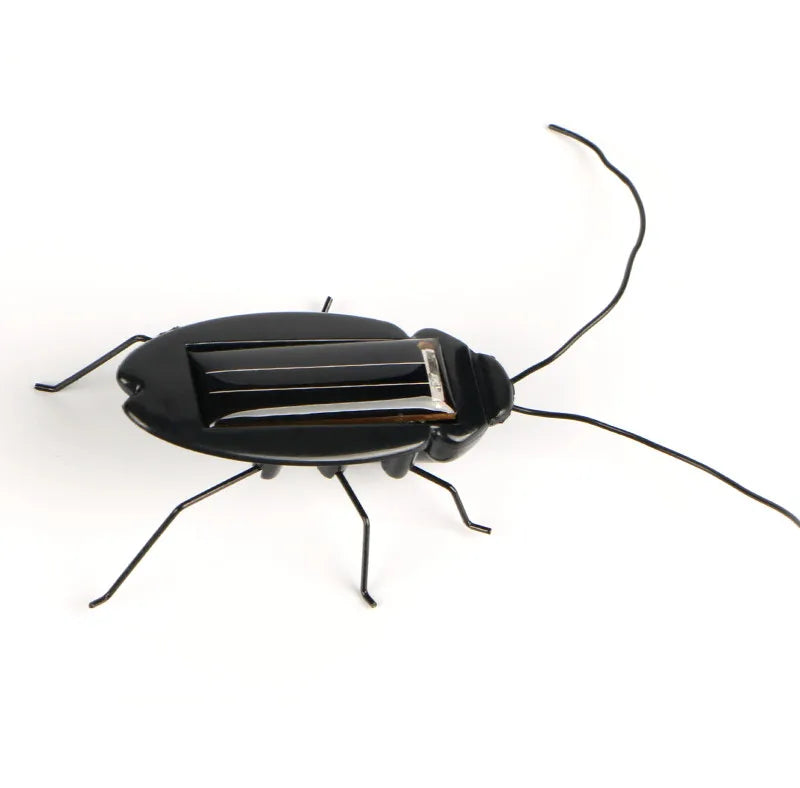 Novelty and Gag Toys Solar Power Cockroach Insect Bug Teaching Toy Gift Baby Kids Plastic Insect Solar Toy