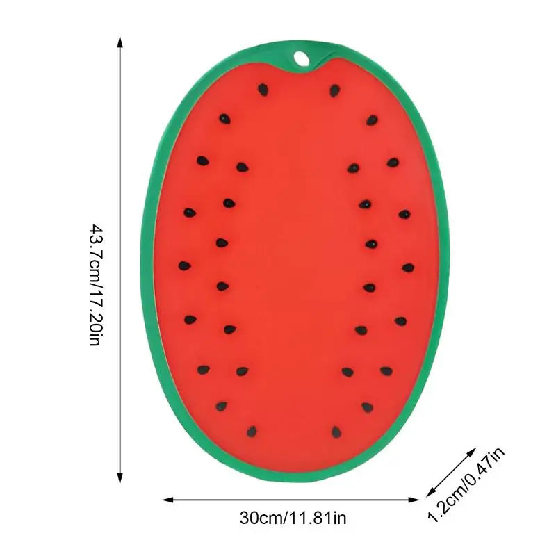 Watermelon Shape Chopping Board Vegetable Board Plastic Cutting Board for Home Vegetable Fruits Meat Cutting Accessories