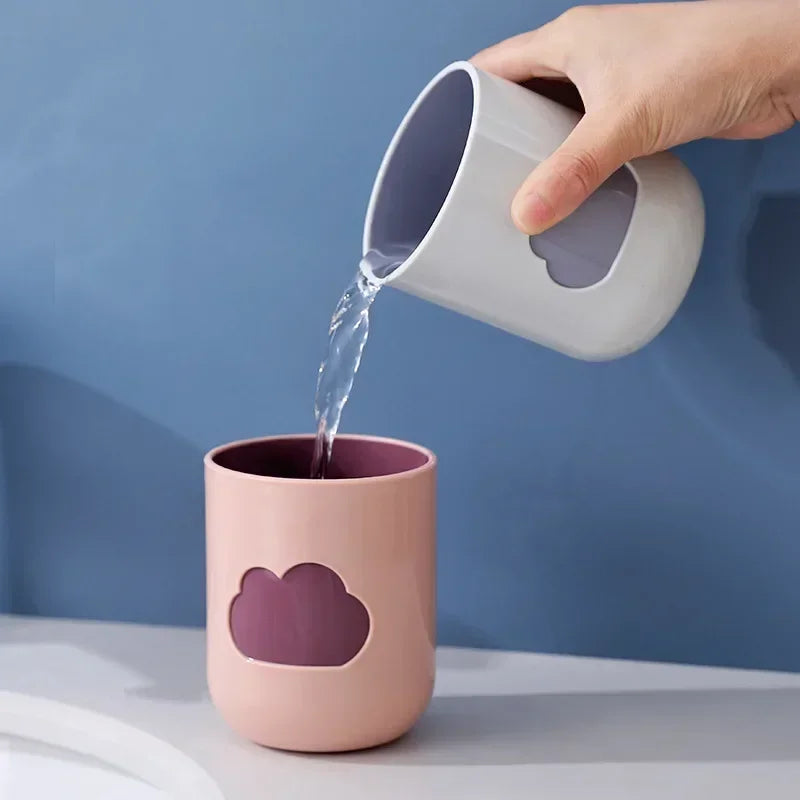 Cartoon Cloud Simple Brush Teeth Gargle Cup Nordic Couple Toothbrush Cup Household Wash Cup