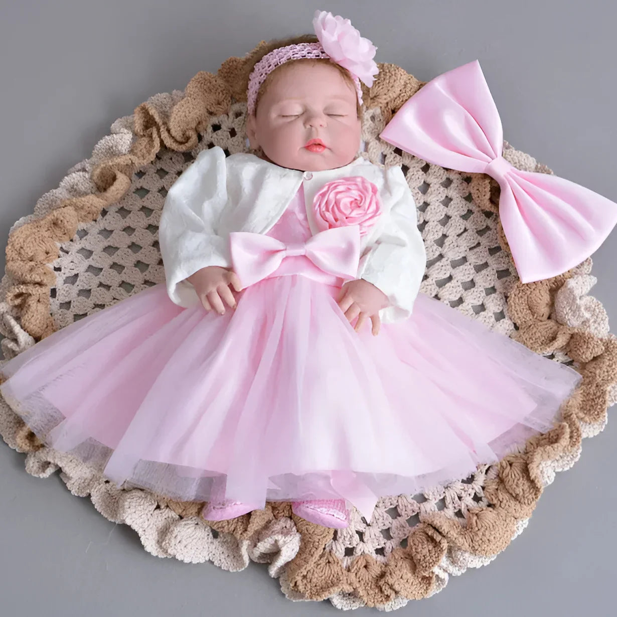 0-24M Pink Baby Girl Dresses