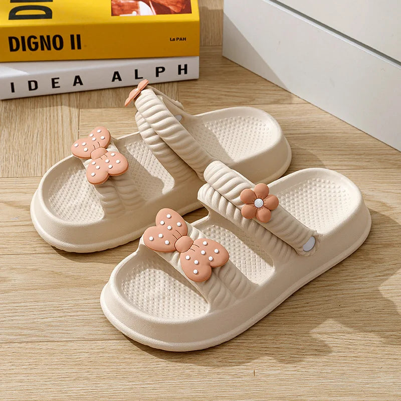 Women Slipper Clog Sandals Strawberry Fruit Cute Cloud Summer Flip Flops Beach Slides Home House Casual Cherry Shoes Flat Female