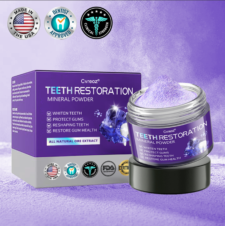 Cvreoz® Teeth Restoration Mineral Powder🦷(ADA recommended) (🎁Flash Sale - Don’t Miss Out)💐