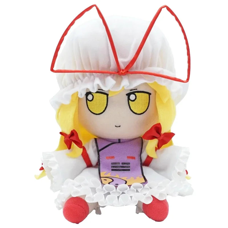 Yorigami Shion Fumo Plush Toy TouHou Project 20cm Sitting Soft Doll Kawaii Plushie Figurine Kids Fans Birthday Christmas Gifts