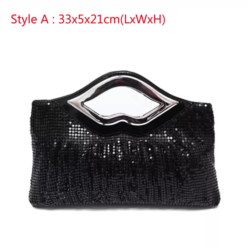 Sequins Evening Clutch Bag Women Luxury Full Rhinestones Handbag Party Bag Chain Crossbody Bags Female Purse and Handbags