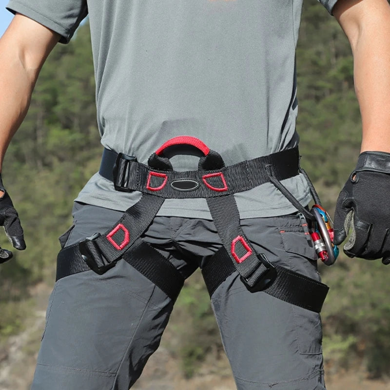 Outdoor expansion rope down half harness