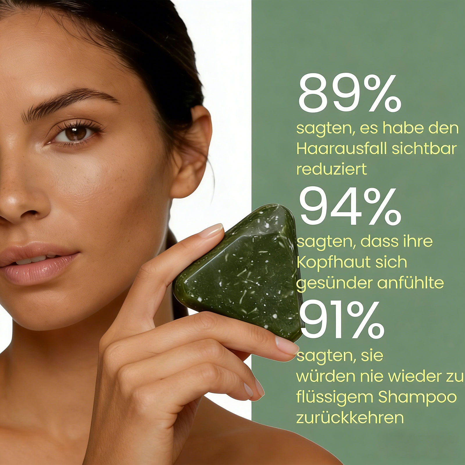 Yoracare Korean Scalp Revival Bar, 2026 Yoracare Rosmarin & Aminosäuren stärkender Anti-Verdünnungs-Shampoo-Riegel, feuchtigkeitsspendende und kopfhautfreundliche Kräuterpflege 80g