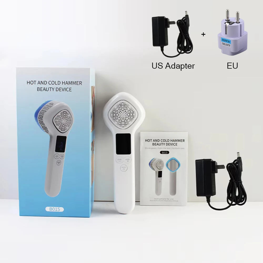 '-5 To 48 Degree Ice Hammer Face Massager Ice Massage Beauty Instrument 6 Colors Photon Light Therapy for Skin Rejuvenation