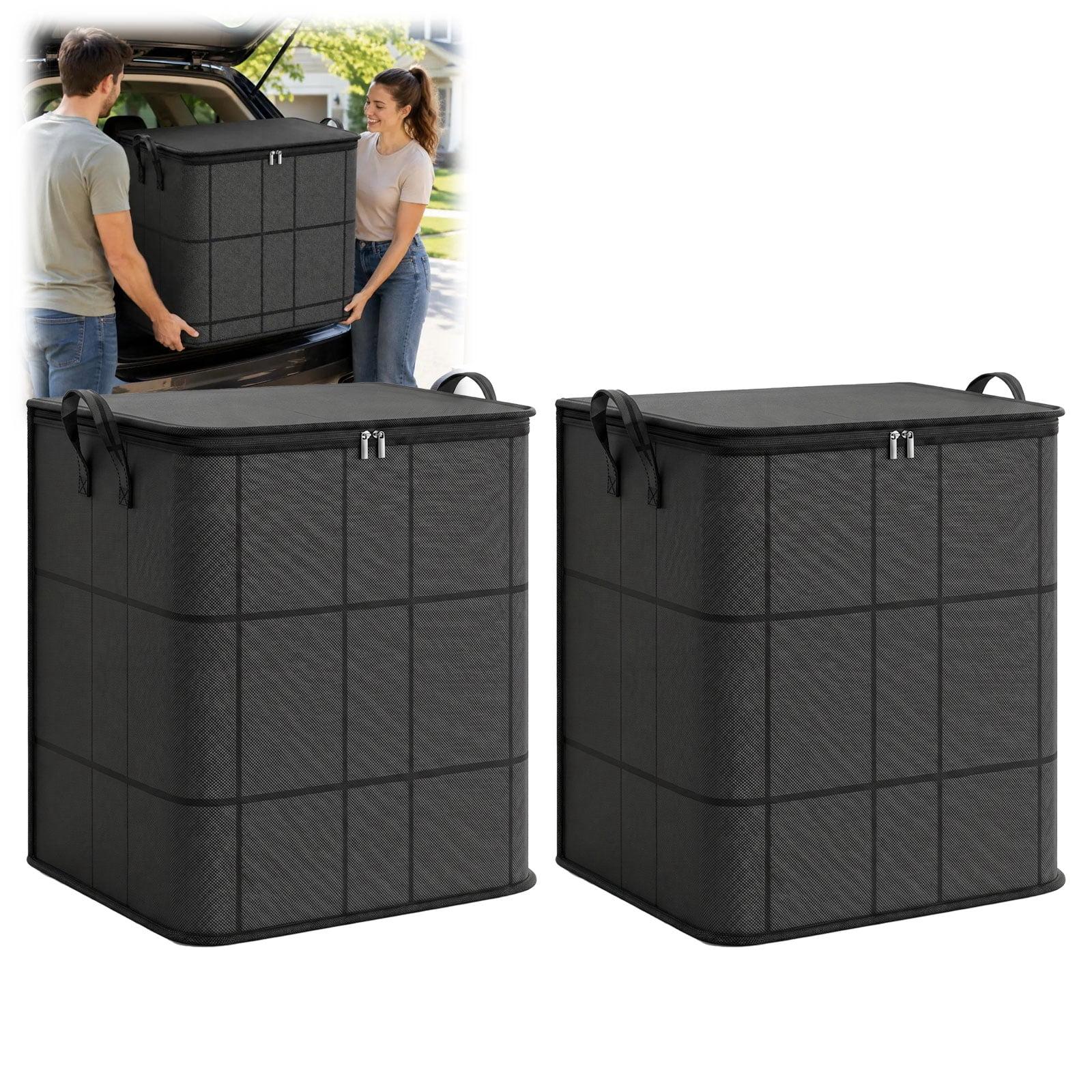 Dorm Room Essentials Storage Bags, Moving Bags with Zipper, Large Capacity Organizer for Bedding Clothes College Supplies(29gal,2PCS)