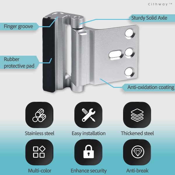 Cithway™ High-Security Metal Door Lock