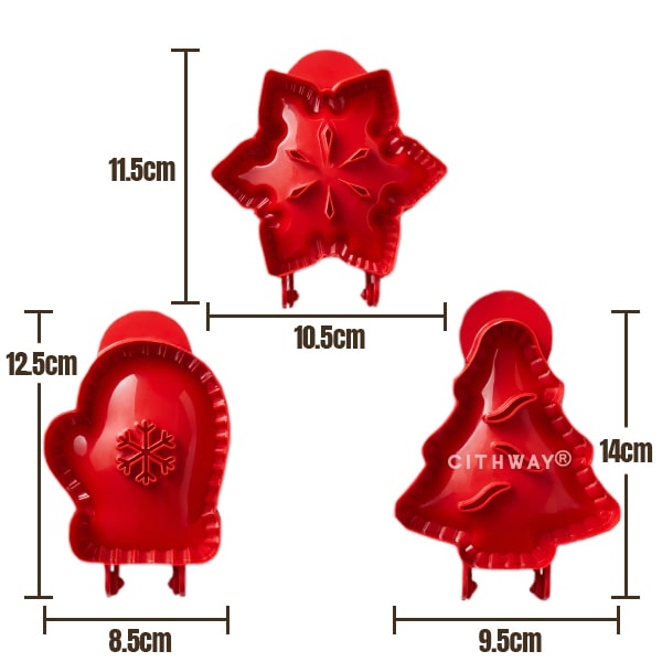 Cithway® Christmas One-press Hand Pie Maker
