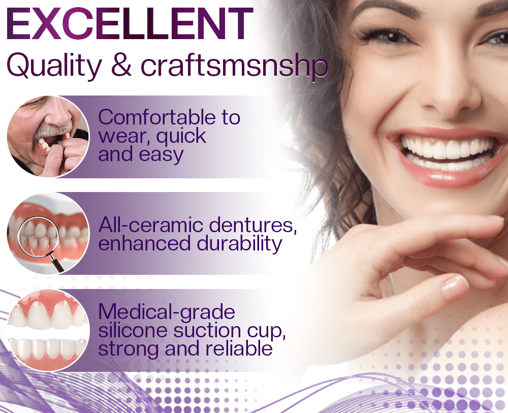 ✅Official Store | Instant Smile™ Silicone Reline Denture Set