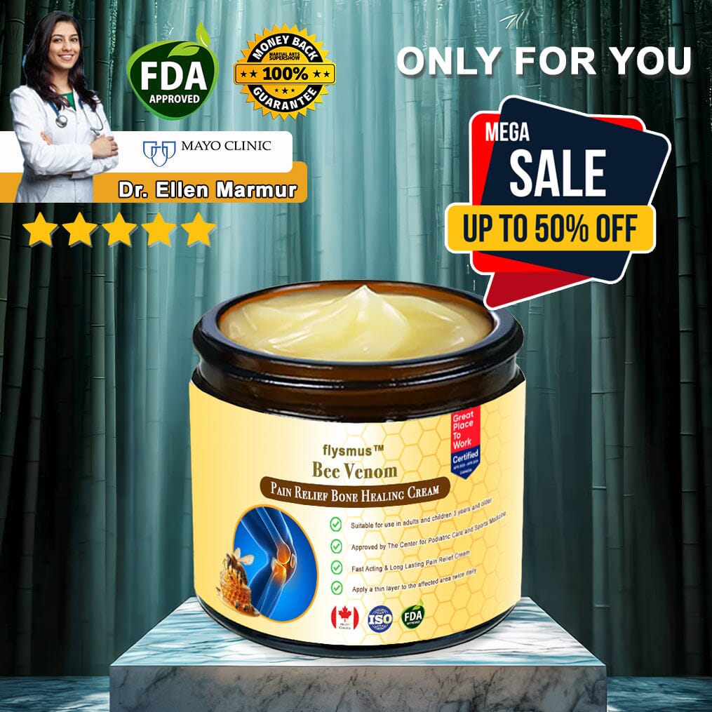 🐝flysmus™ Bee Venom Joint & Bone Recovery Cream（👩🏼‍⚕️FDA Food and Drug Administration Certified）