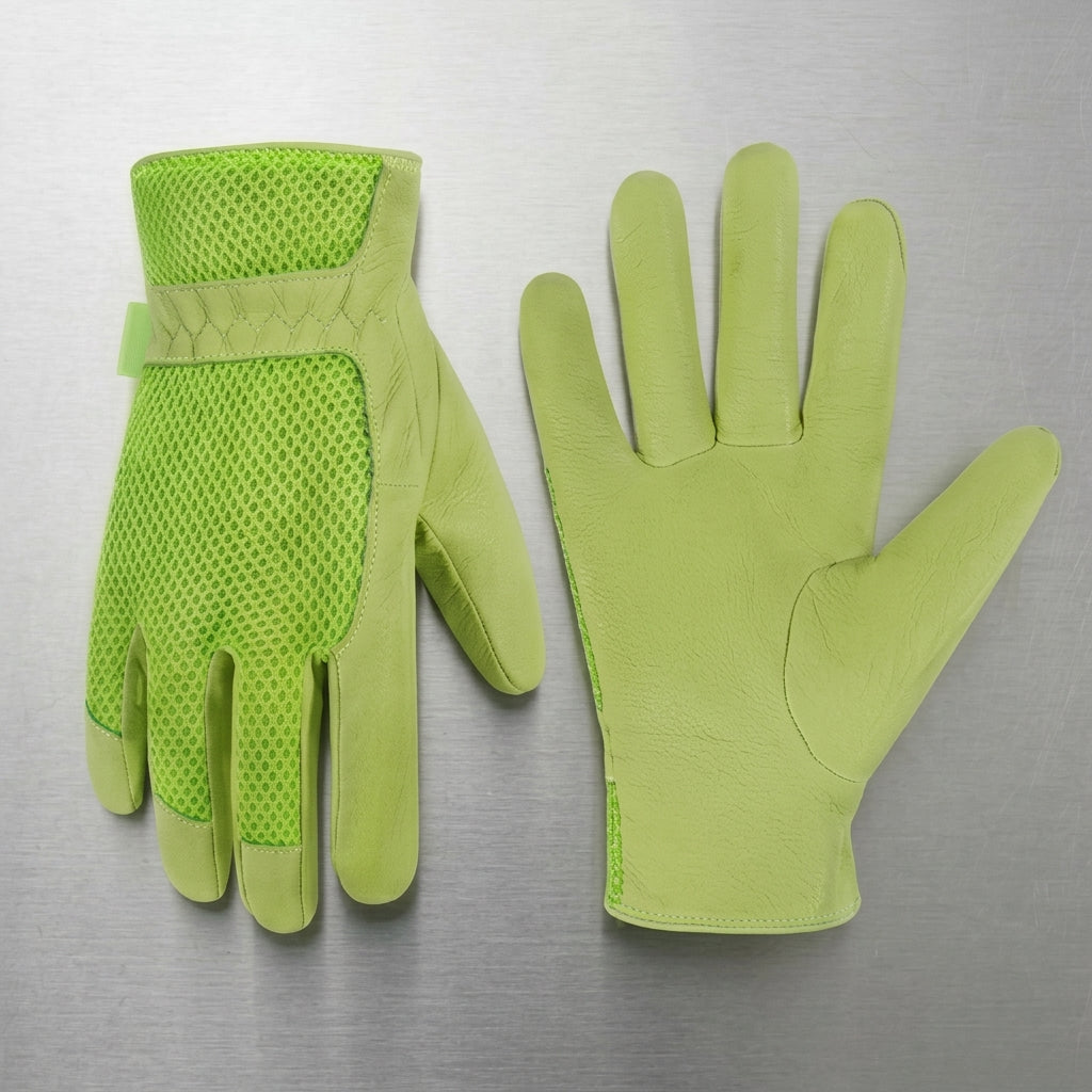 Breathable Leather Utility Gloves