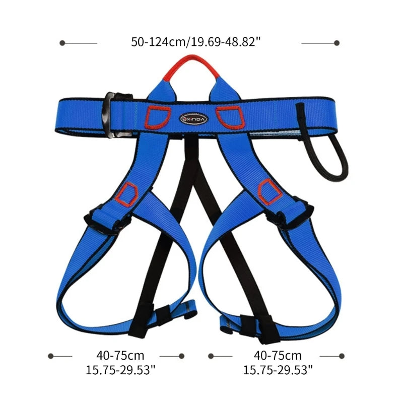 Outdoor expansion rope down half harness