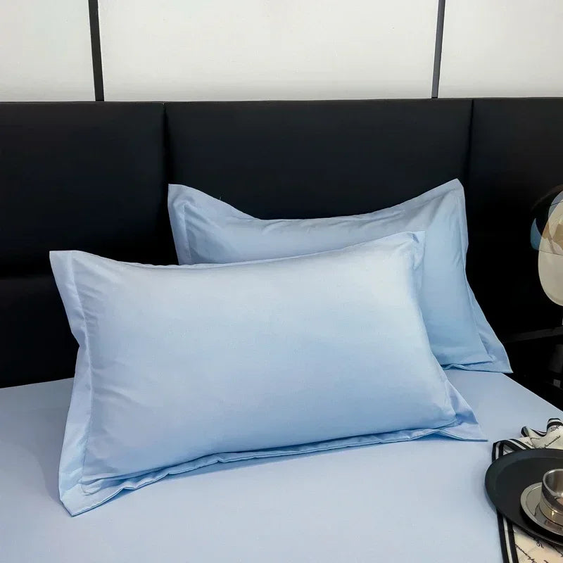 1Pcs Bed Pillowcase Solid Color Comfortable Pillow Cover For Bed Throw Car Sofa Cushion Cover Home Pillow Case 48x74cm