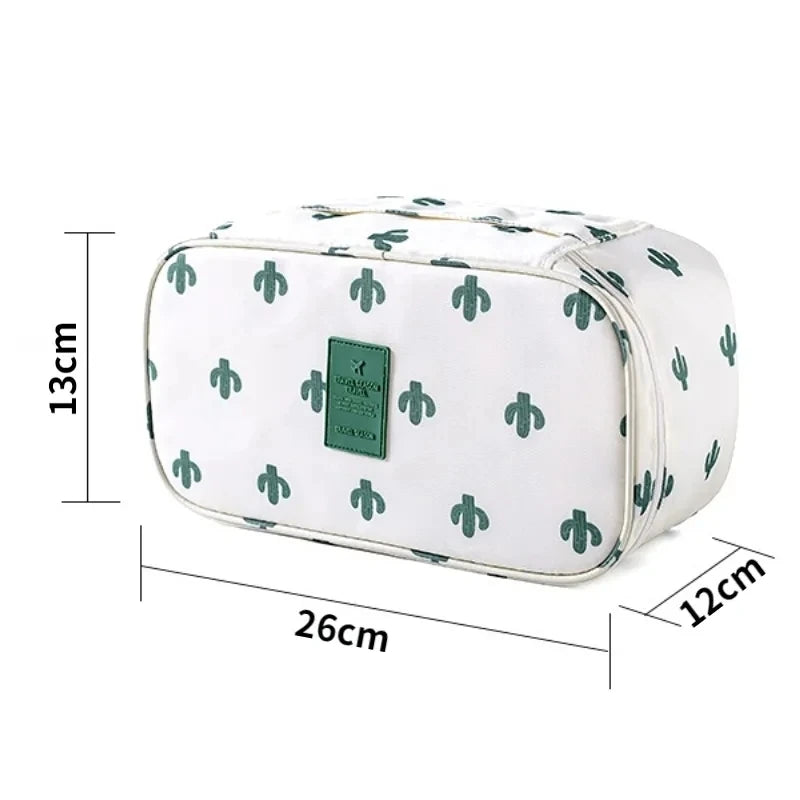 Women Waterproof Travel Underwear Storage Bag Portable Clothing Pants Bra Organizer Bags Socks Packing Cube Female Girl Bra Bag