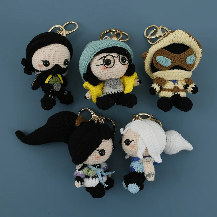 Valorant Agents Plush Jett Killjoy Plush Kawaii Game Peripherals Cute Soft Cotton Stuffed Crochet Doll Birthday Gifts Toys Boys