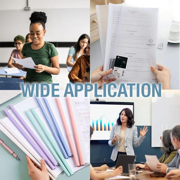 Staple-free Binding Document Folder