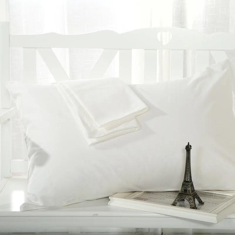 48x74cm Cotton Pillowcase Soft Comfortable Solid Color Pillow Case Queen King Sleeping Pillows Covers Pillowcases Home Textile