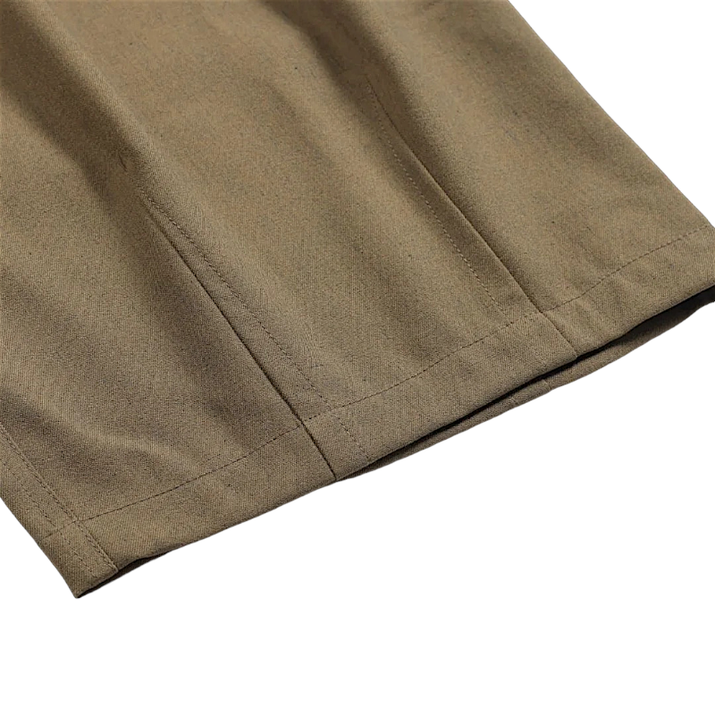 Oversized pleated wide leg pant