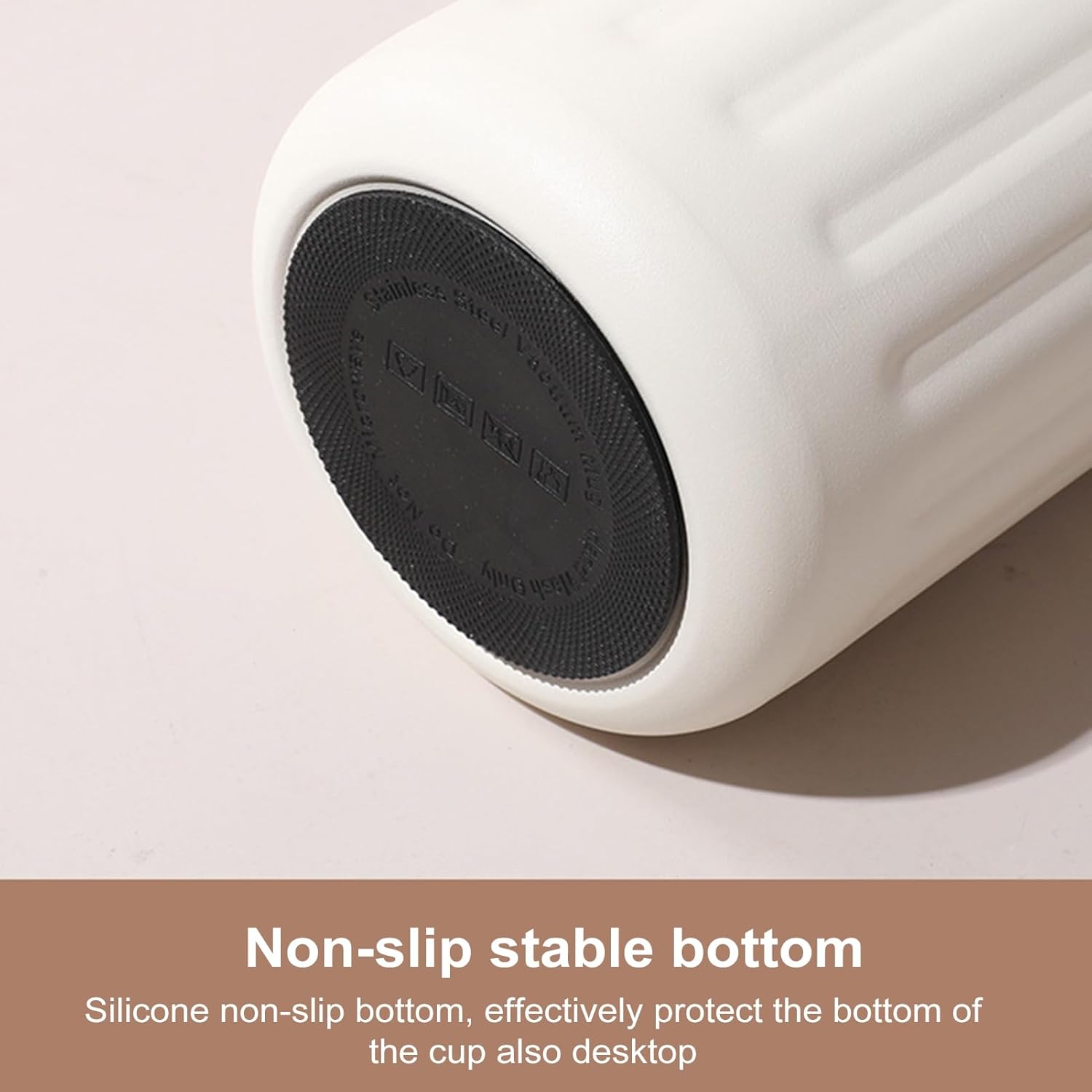 450-ml Stainless Steel Insulated Coffee Mug with Temperature Display Lid