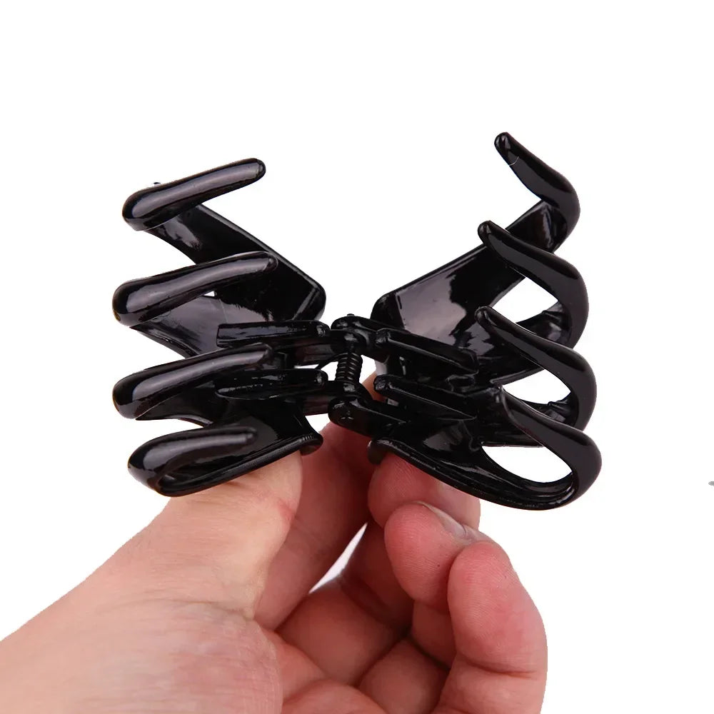 Laides Designer Octopus Hair Catch Plastic Large Spring Clip Hair Claw Clips for Women Girl Hair Accessories Headwear