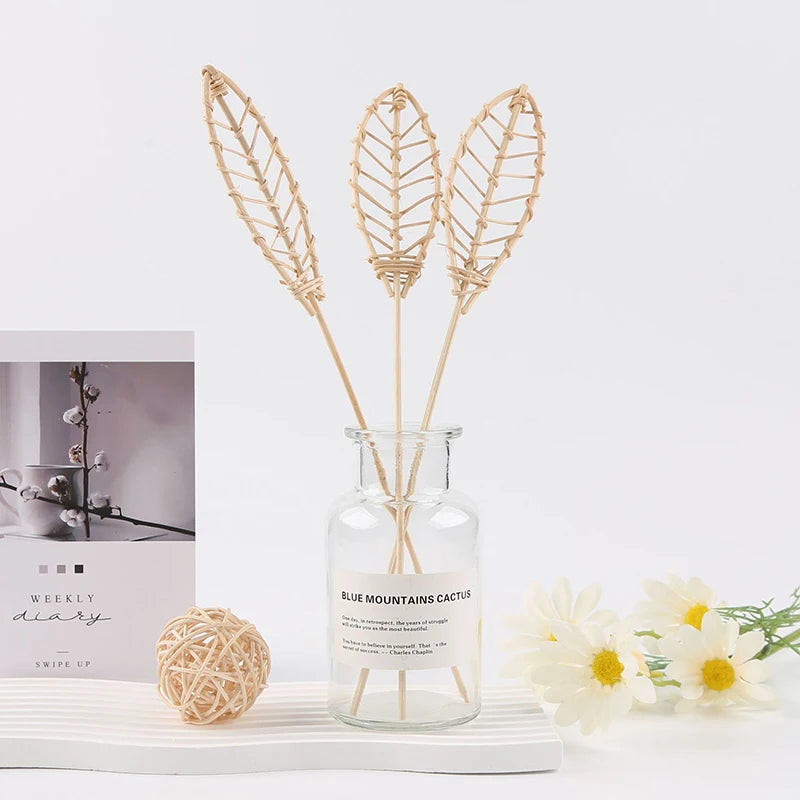 5pcs Natural Reed Fragrance Aroma Oil Diffuser Rattan Sticks Perfume volatiles For Home Decoration Refill Sticks Reed Diffuser