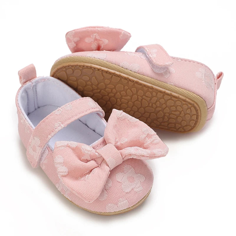 VALEN SINA Lace Baby Girl Princess shoes Baby Moccasins Moccs Shoes Bow Fringe Rubber Soled Non-slip Footwear