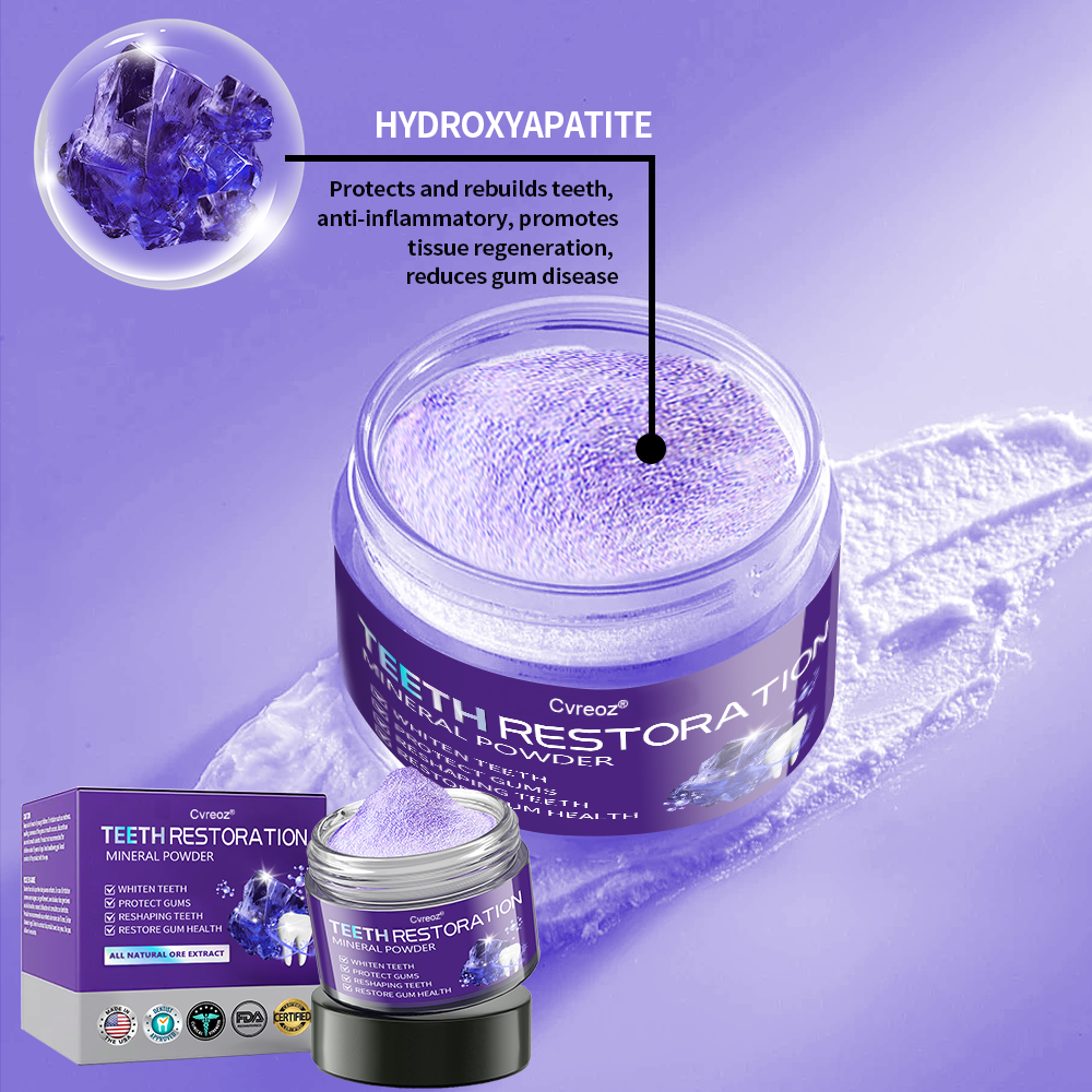Cvreoz® Teeth Restoration Mineral Powder🦷(ADA recommended) (🎁Flash Sale - Don’t Miss Out)🎄✨