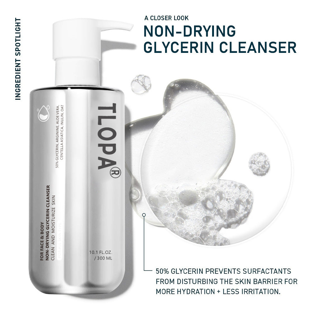 “Gentle Hydrating Facial Cleanser – Deep Cleansing, Oil Control & Acne Care, Fragrance-Free with Aloe & Green Tea, Safe for Sensitive Skin”