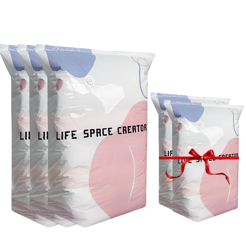 📦 Large-Capacity Vacuum Bags – No Pump Needed! 💕