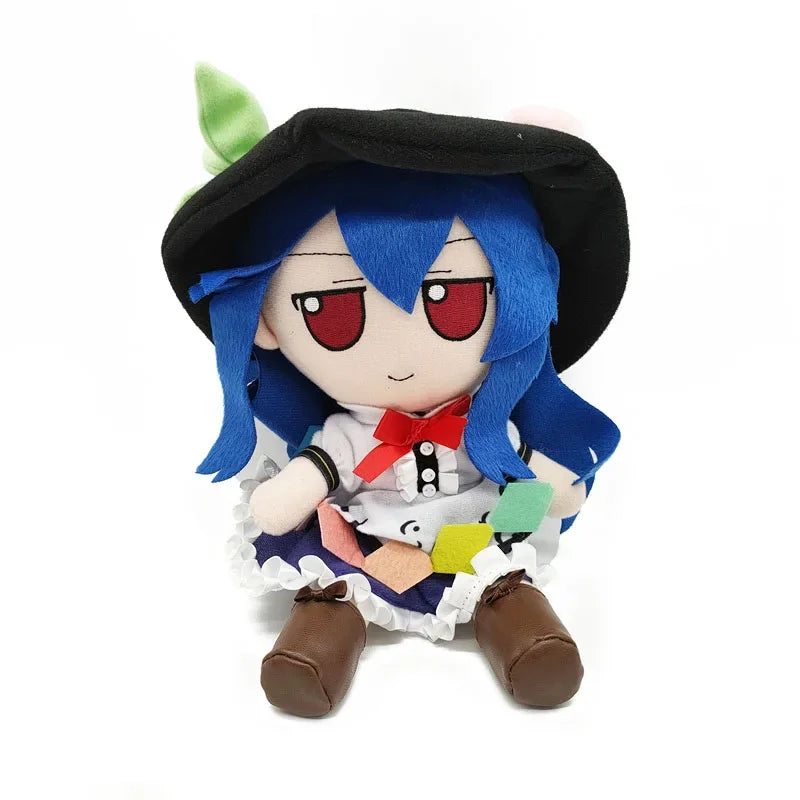 Yorigami Shion Fumo Plush Toy TouHou Project 20cm Sitting Soft Doll Kawaii Plushie Figurine Kids Fans Birthday Christmas Gifts