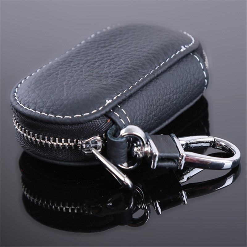 PU Leather Car Key Wallets Men Key Holder Housekeeper Keys Organizer Women Keychain Covers Zipper Key Case Bag Pouch Purse