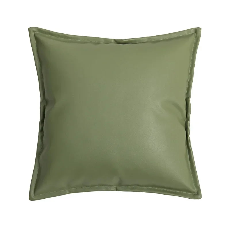 Nordic Green Light Luxury Pillow Cover Decorative Modern Minimalism Pillow Cases Home Living Room Sofa  Bedhead Cushion Covers