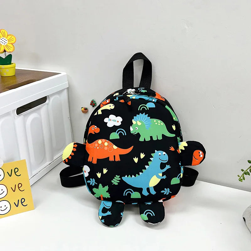 Cute Children Bag Cartoon Dinosaur Kids School Bags Kindergarten Preschool Outdoor Travel Backpack for Boys Girls Anti-lost