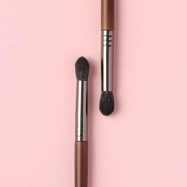 2 Pcs Tapered Blending Brush Shadow Makeup Eye Make up Brush Set Cosmetic Crease Diffuse Brush