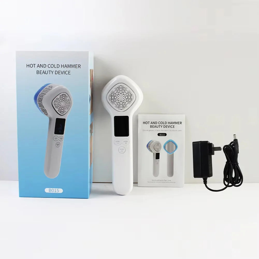 '-5 To 48 Degree Ice Hammer Face Massager Ice Massage Beauty Instrument 6 Colors Photon Light Therapy for Skin Rejuvenation