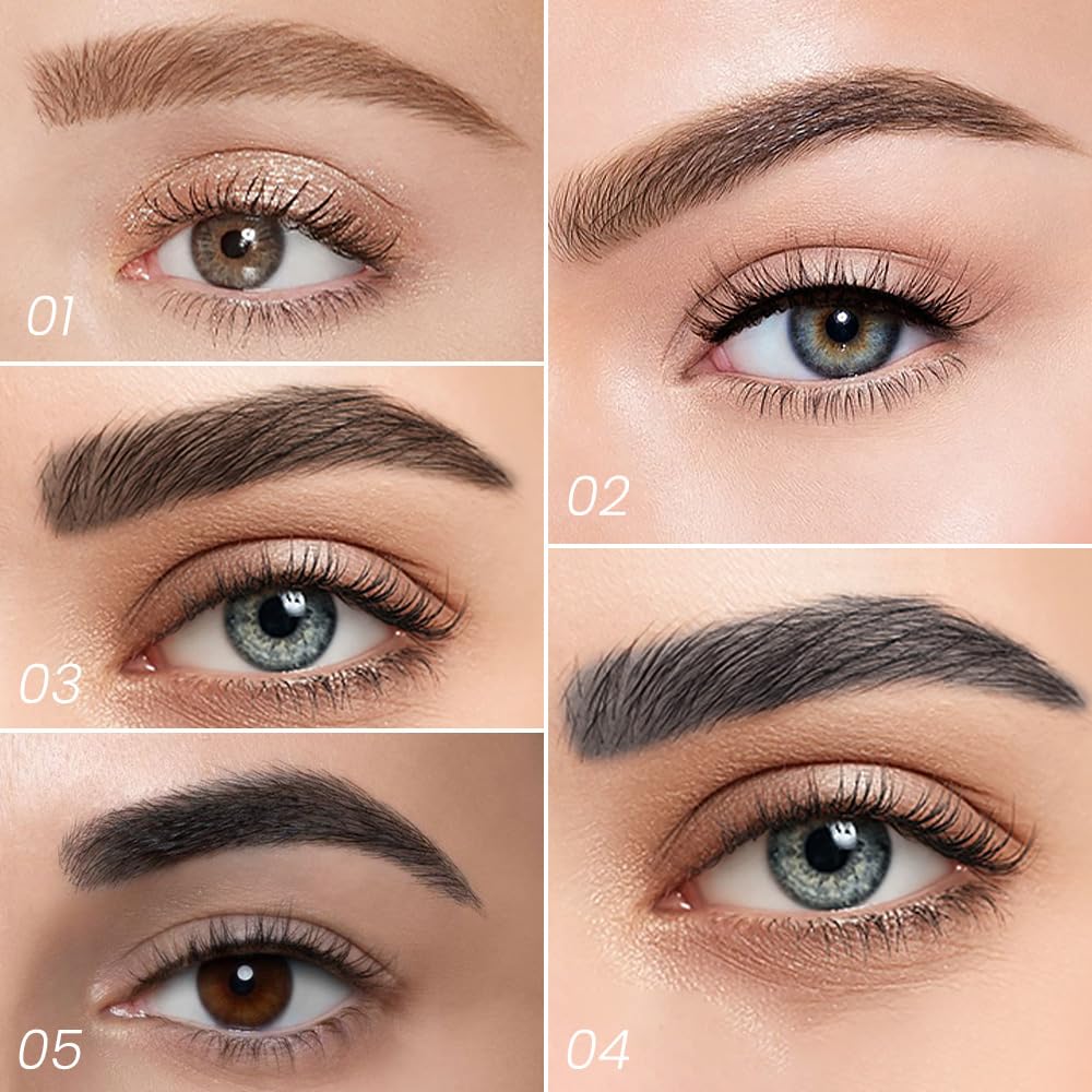 4-Tip Microblade Pen for Brows & Beards – Waterproof, Smudge-Proof & Natural Look