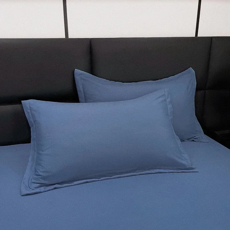 1Pcs Bed Pillowcase Solid Color Comfortable Pillow Cover For Bed Throw Car Sofa Cushion Cover Home Pillow Case 48x74cm