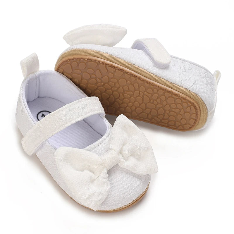 VALEN SINA Lace Baby Girl Princess shoes Baby Moccasins Moccs Shoes Bow Fringe Rubber Soled Non-slip Footwear