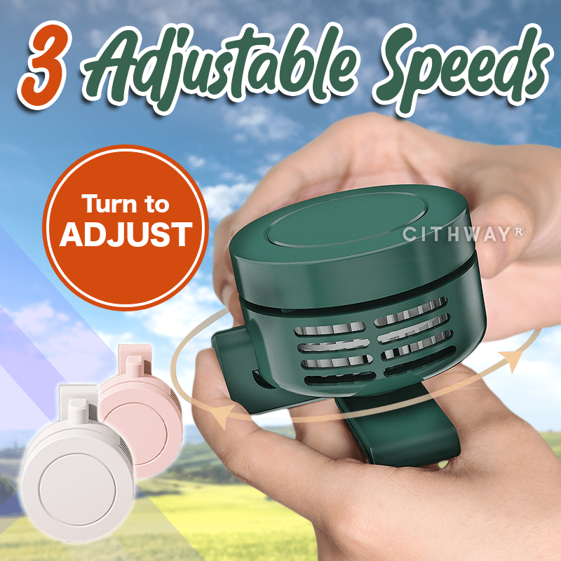 Cithway® Summer Outdoor Wearable Clip Fan