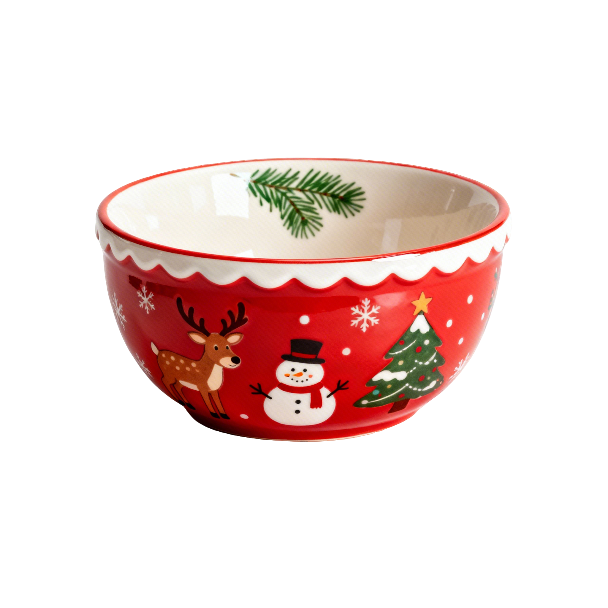 Holiday Cheer Ceramic Bowl