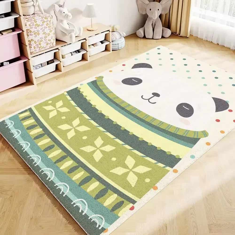 Living room cartoon carpet children's room carpet imitation cashmere bed mat