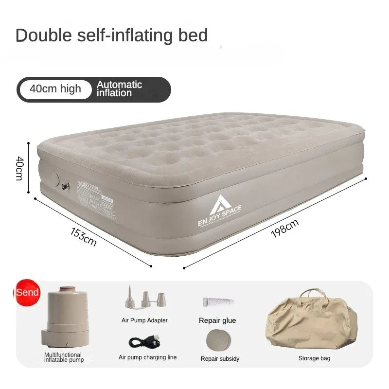 Colchoneta Autohinchable Camping Ultraligera Individual Hinchable para Dormir Air Mat